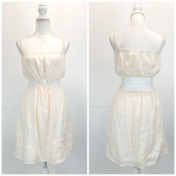 FAITHFULL THE BRAND Zuma Mini Dress Plain Shell - Picture 5 of 13